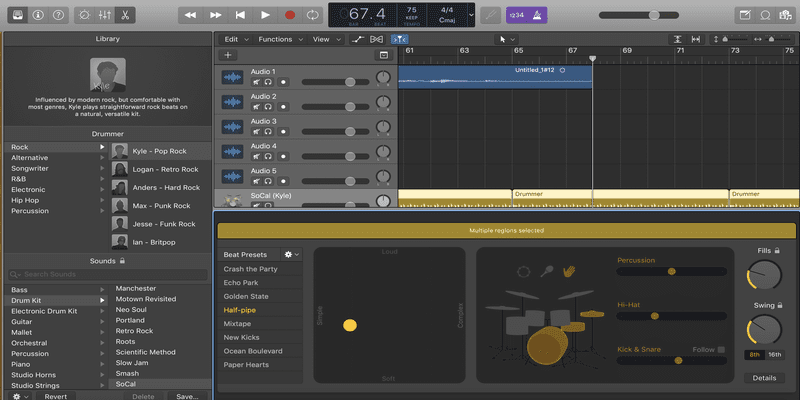 Logic Pro X Drummer Logic Pro X tutorial
