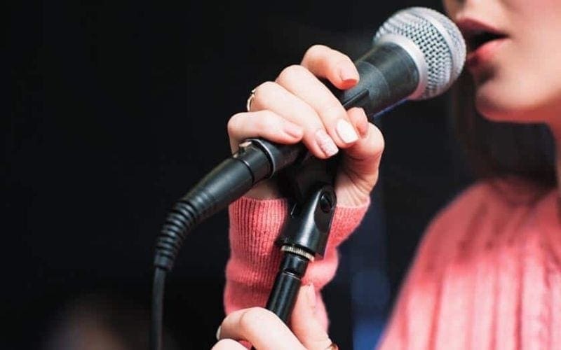 Vocal coaching to help a singer perform