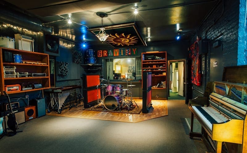 inside the studio