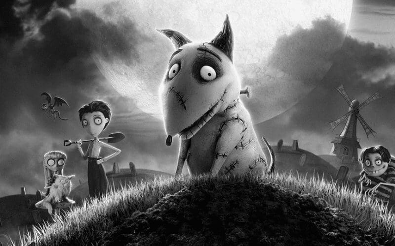 frankenweenie tim burton films