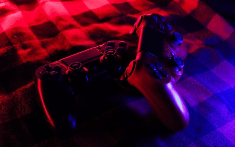 Two play station controls