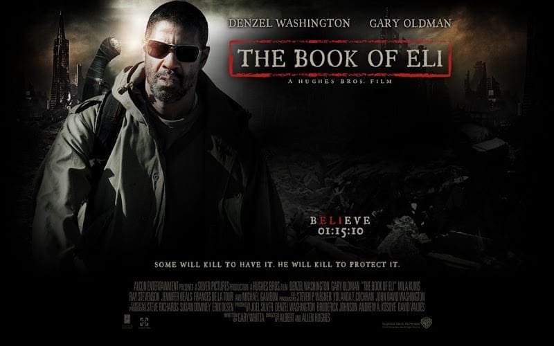 movie poster book of eli