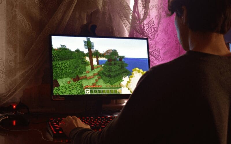 person playing games