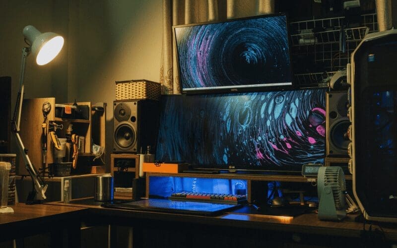 gaming set up