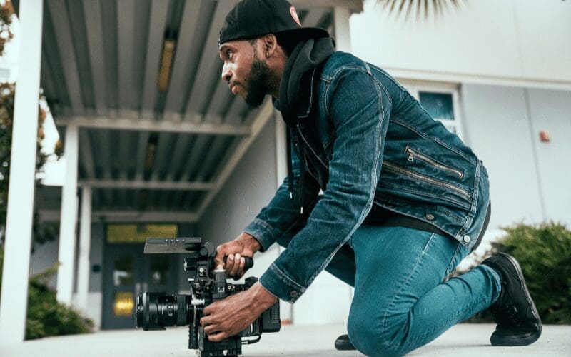 man using screen direction